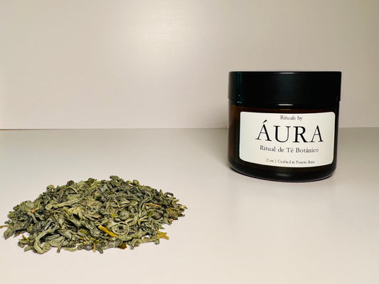 ÁURA Ritual de Té Botánico — Organic Green Tea