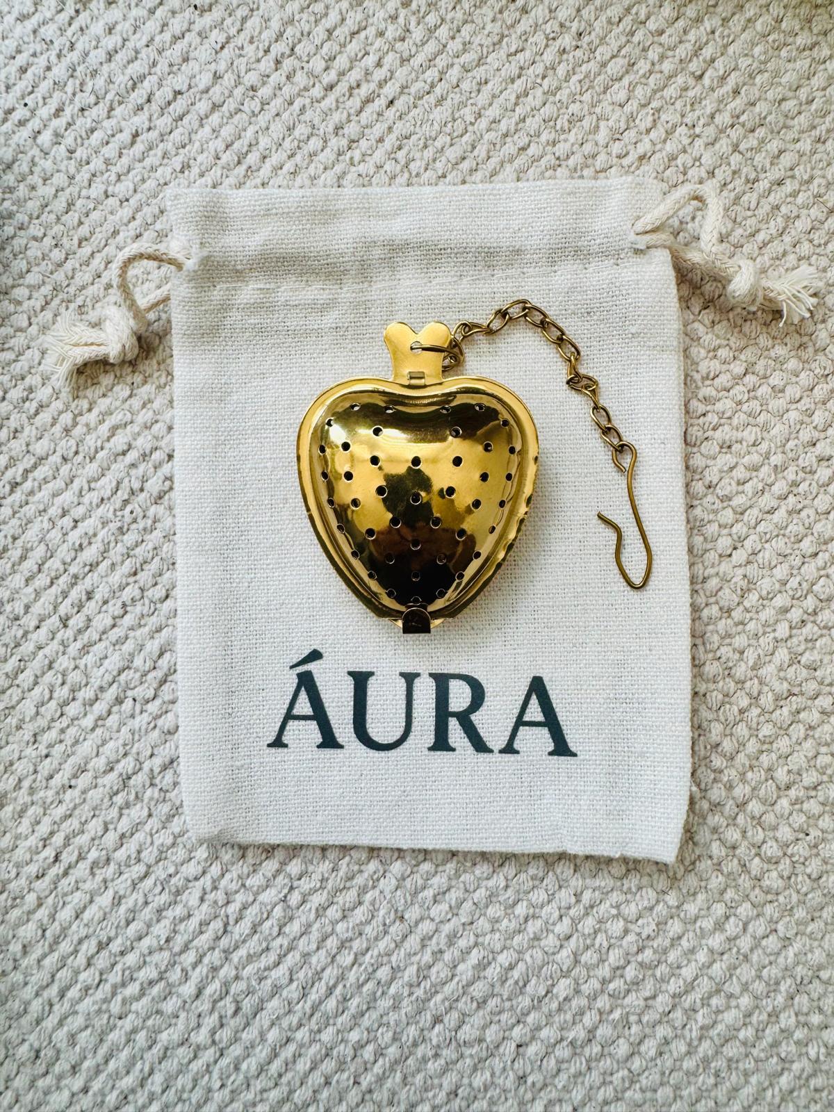 Brass Heart Tea  Infuser