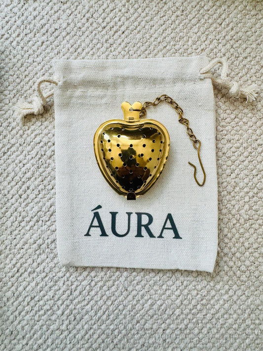 Brass Heart Tea  Infuser