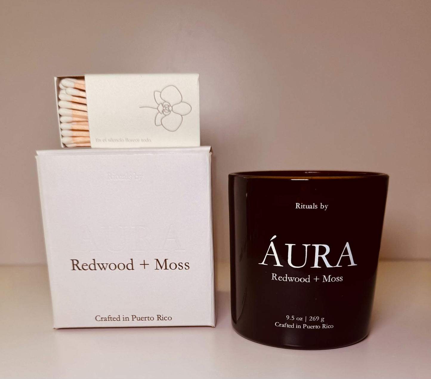 Redwood + Moss — Ritual Candle by ÁURA